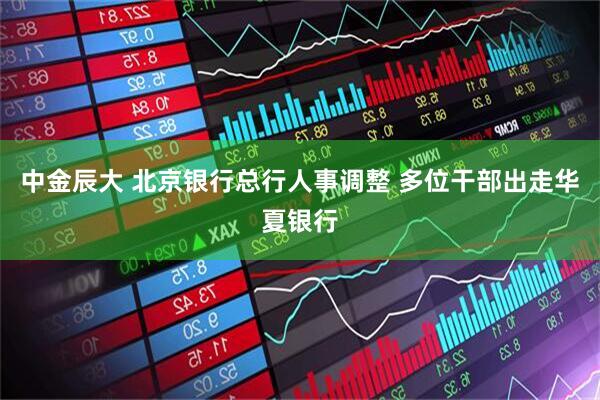 中金辰大 北京银行总行人事调整 多位干部出走华夏银行