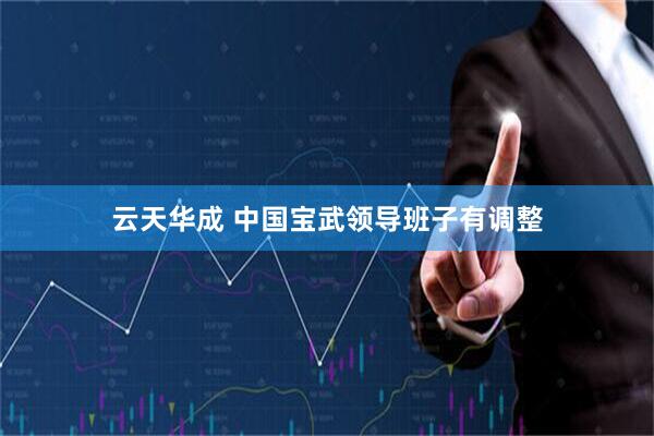 云天华成 中国宝武领导班子有调整