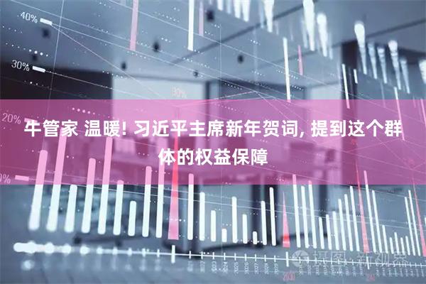 牛管家 温暖! 习近平主席新年贺词, 提到这个群体的权益保障