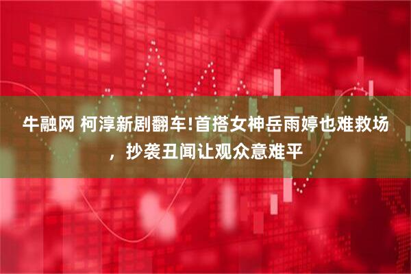 牛融网 柯淳新剧翻车!首搭女神岳雨婷也难救场，抄袭丑闻让观众意难平