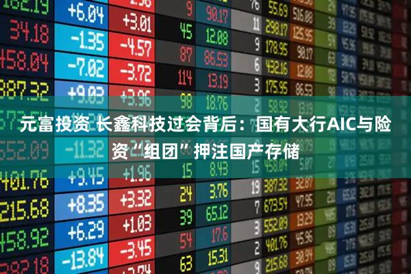 元富投资 长鑫科技过会背后:国有大行AIC与险资“组团”押注国产存储